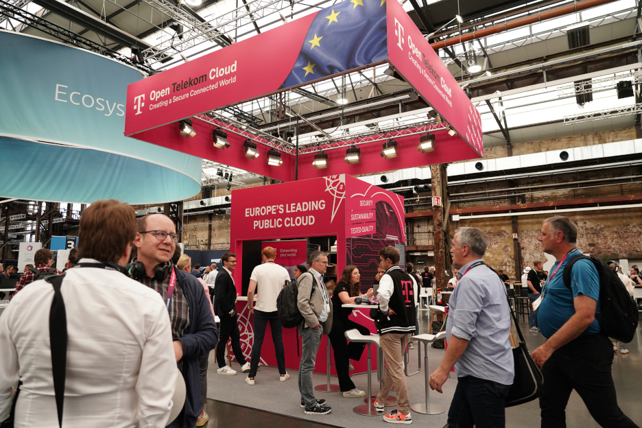 Der Stand der Open Telekom Cloud auf dem d.velop summit 2024