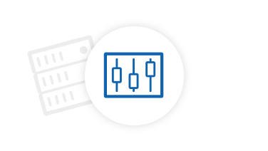 Icon with folder and diodes 