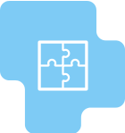 Icon mit einem Puzzle