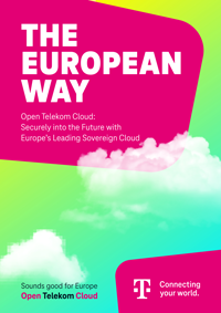 View of the cover page The European Way – Whitepaper