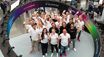 The Open Telekom Cloud team was at center stage: with presentations, a stand and its own mascots.