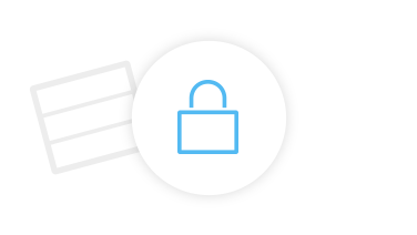 Icon with database and lock