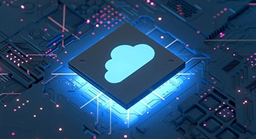 CPU with the image of a cloud