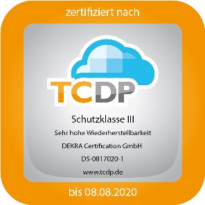 Open Telekom Cloud - TCDP Siegel