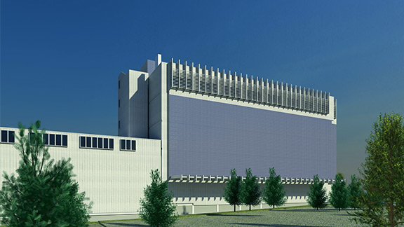 A data center seen from outside