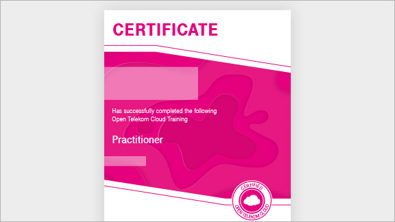 Open Telekom Cloud certificate