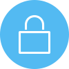 Icon of a padlock