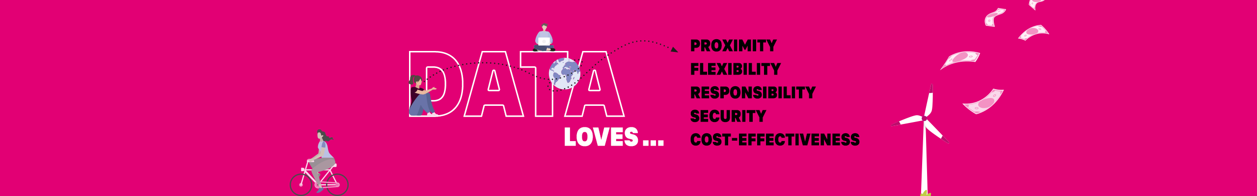 Data loves proximity, flexibility, responsiblity, security, cost-effectiveness
