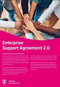 Anicht Deckblatt Enterprise Support Agreement 2.0