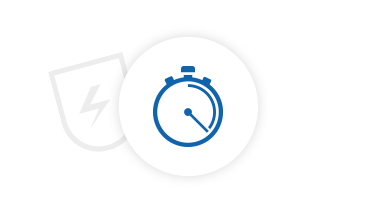 Clock symbol and flash