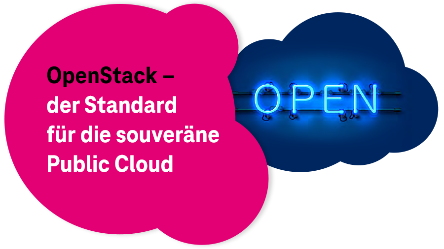 OpenStack Teaserbild mit zwei Wolken OpenStack Teaserbild mit zwei Wolken