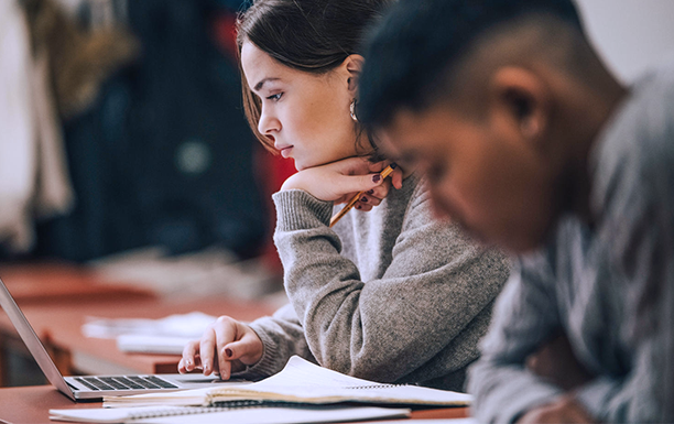 Students use secure AI app in school lessons