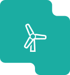 Icon mit einem Windrad