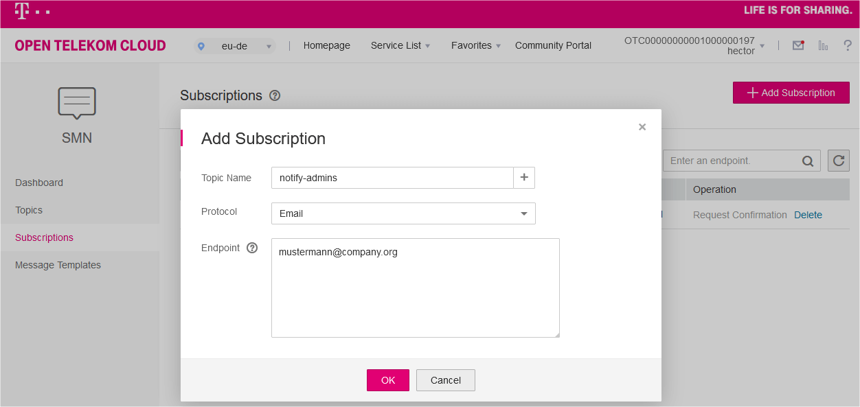 SMN new feature SMN new feature: Screenshot
