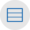 Icon of storage hardware in the colors of PostgreSQL