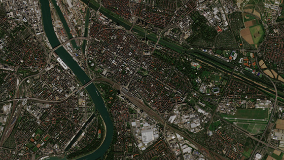 Screenshot Copernicus Browser: Mannheim