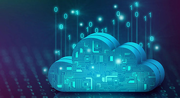 Digitale Wolke symbolisiert IT-Sicherheit dank BSI C5-Zertifizierung
