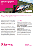 Titelbild Referenzflyer Schweizerische Bundesbahnen (SBB)