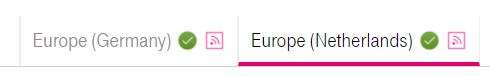 Open Telekom Cloud Status Dashboard Netherlands region