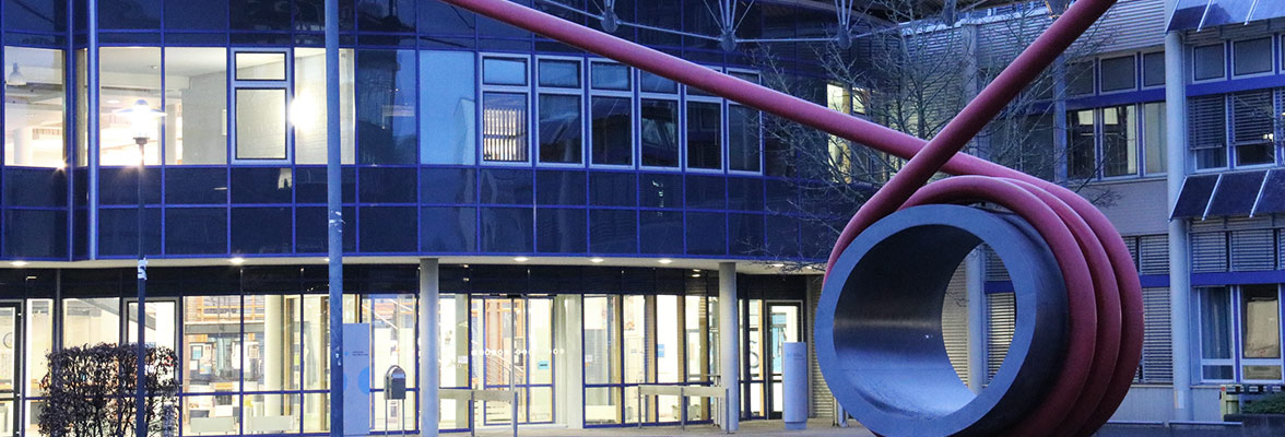 Main entrance of the Bonn-Rhein-Sieg University of Applied Sciences