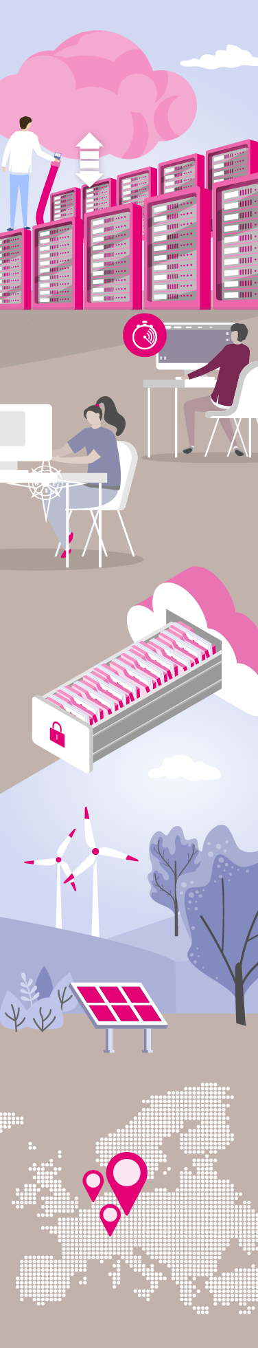 Business Navigator: Rechenzentren Illustration für Rechenzentren