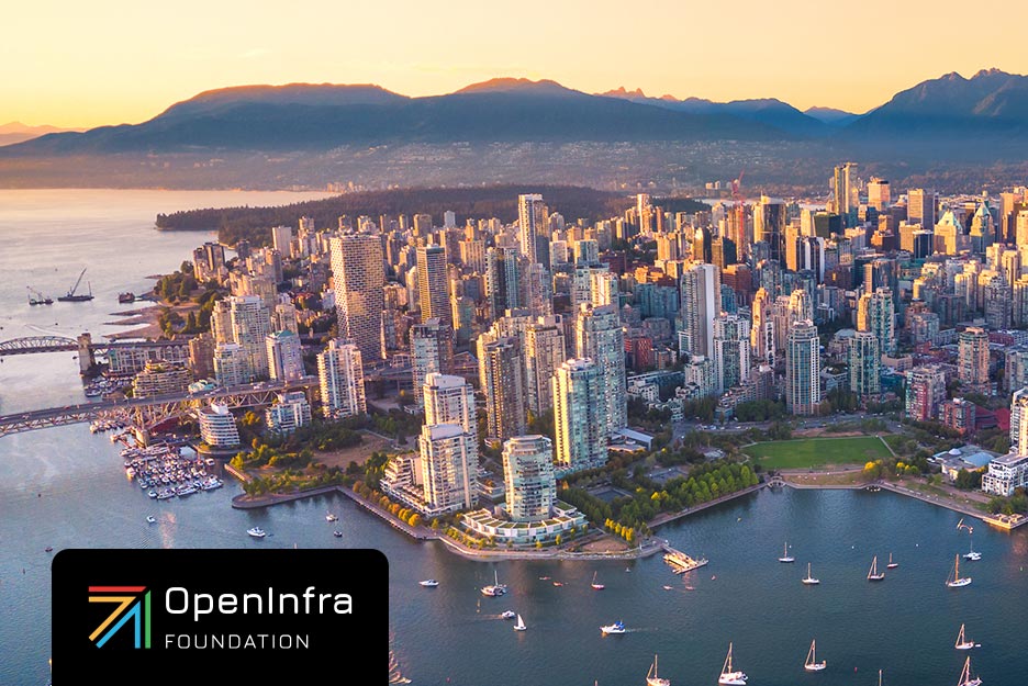 Vancouver am Wasser bei Sonnenuntergang