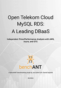 Cover page of the MySQL RDS study