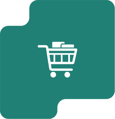 Graphic with shopping cart
